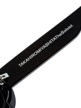 kurt.' オーバル型サングラス - black - TAKAHIROMIYASHITATheSoloist