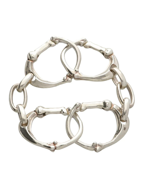 Bone Shaped Carabiner Bracelet -L