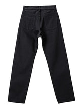 swd.0004AW25-black ルーズフィットジーン The Black-and-White
