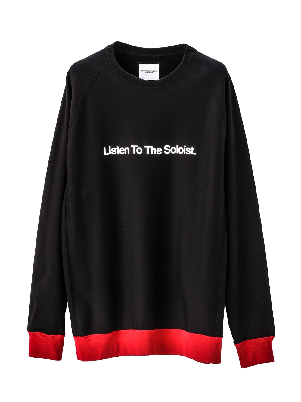 sxc.0001-black×red Listen To The Soloist.(oversized bicolor 