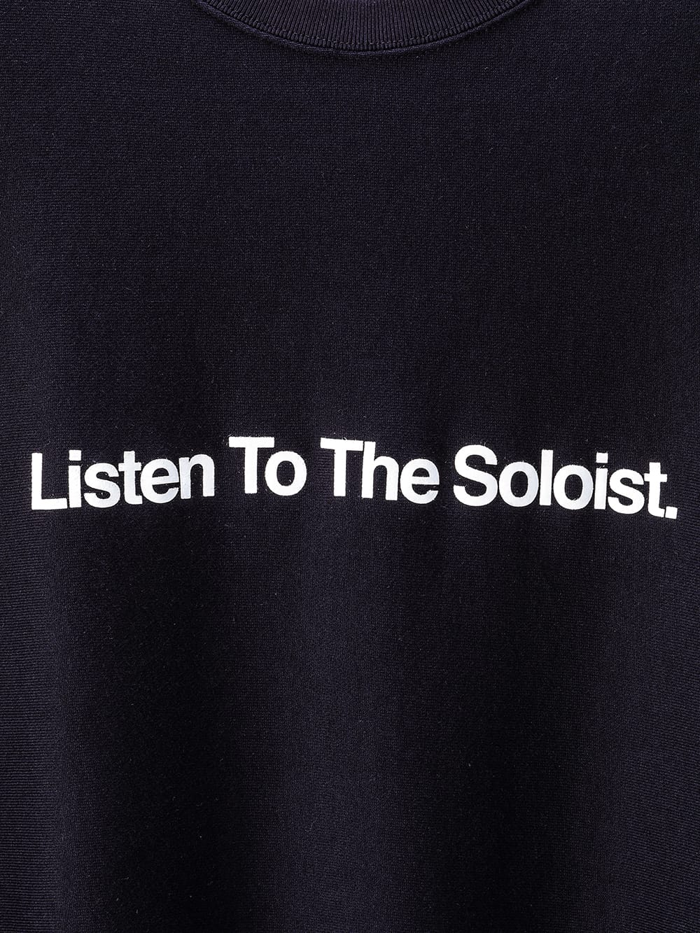Listen To The Soloist.(オーバーサイズドバイカラークルーネックスウェットシャツ)