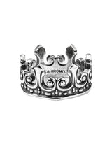 sa.0001AW25-silver クラウンリング The Black-and-White