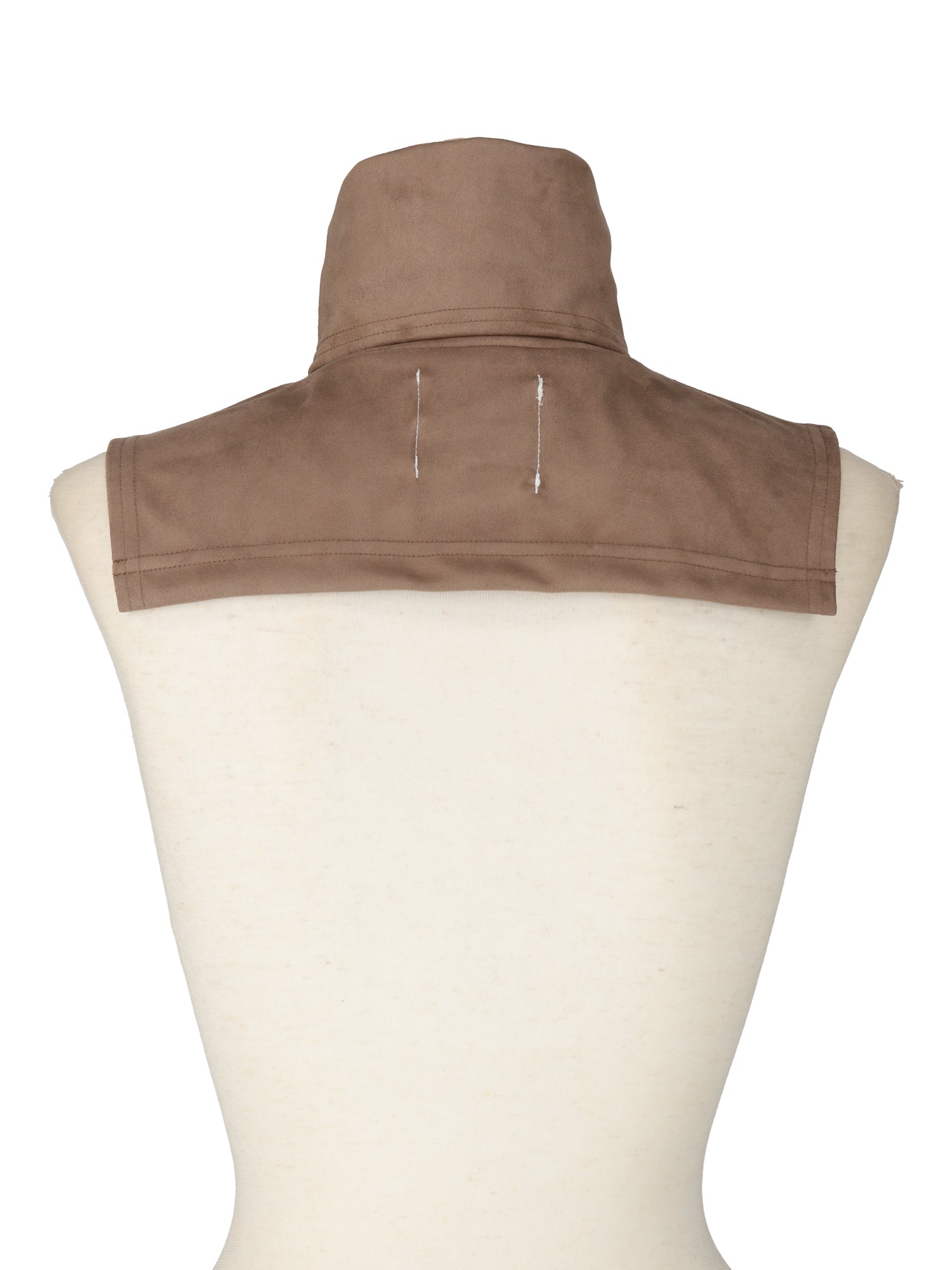 Turtleneck dickey (faux suede)