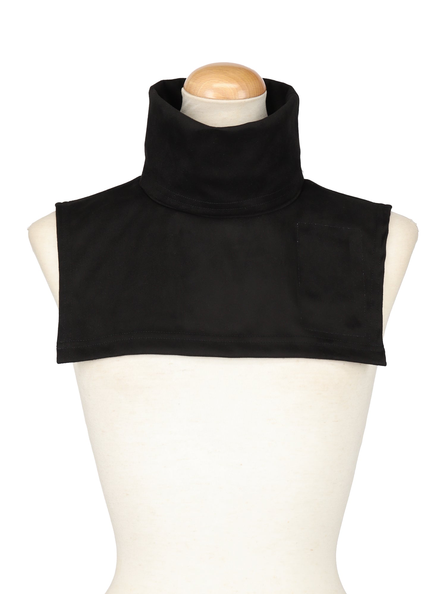 Turtleneck dickey (faux suede)