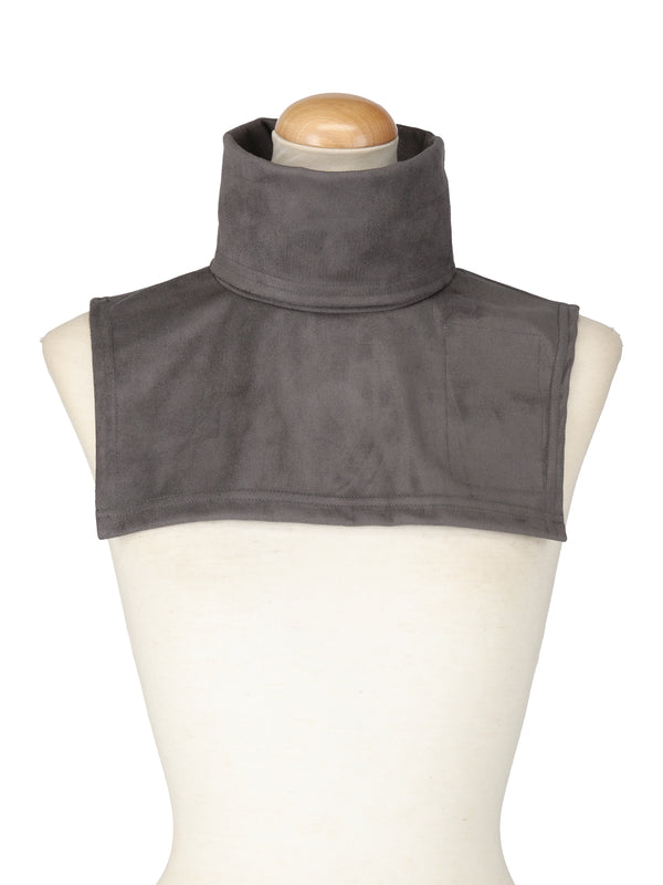 Turtleneck dickey (faux suede)