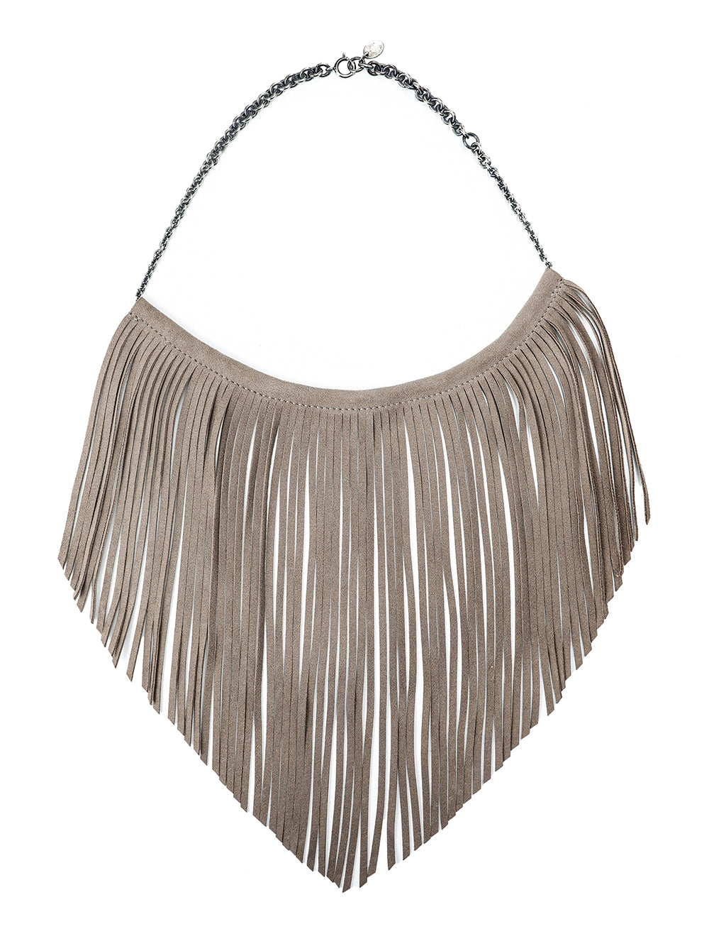 フリンジチョーカーネックレス(スエードレザー)