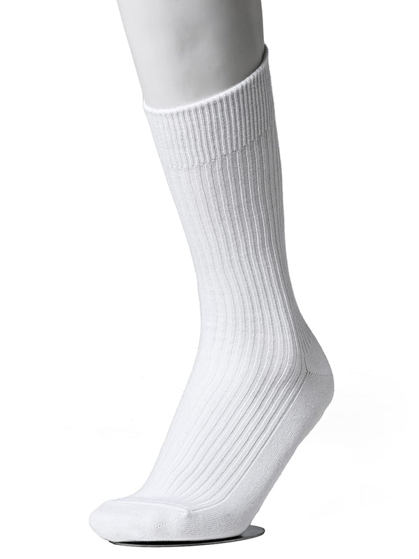 middleweight ribbed mid socks.