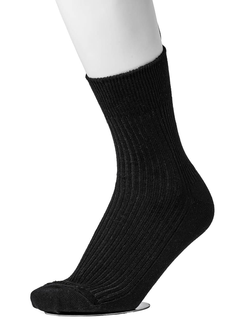 mid-weight ribbed low socks