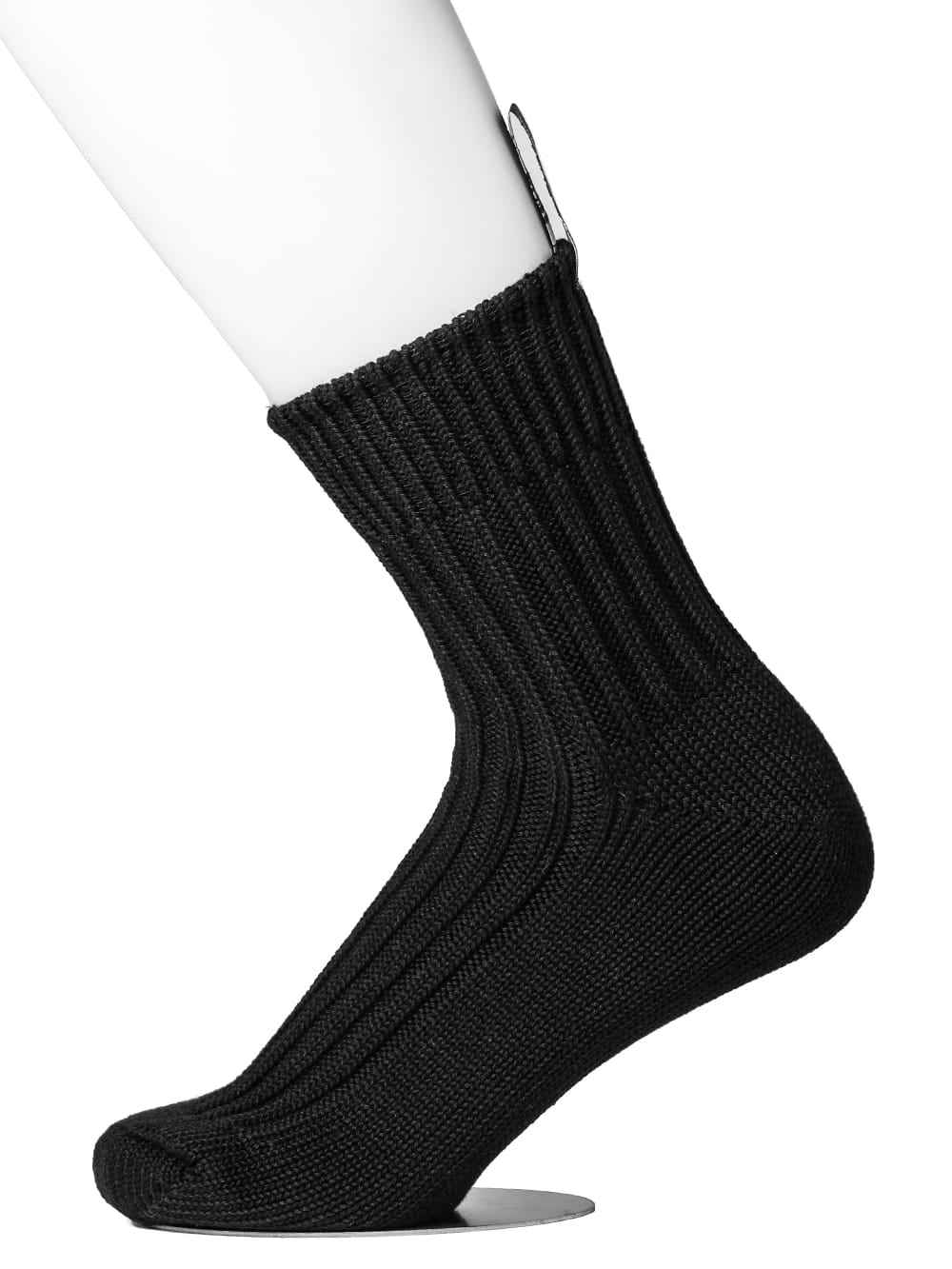 Heavyweight ribbed row socks