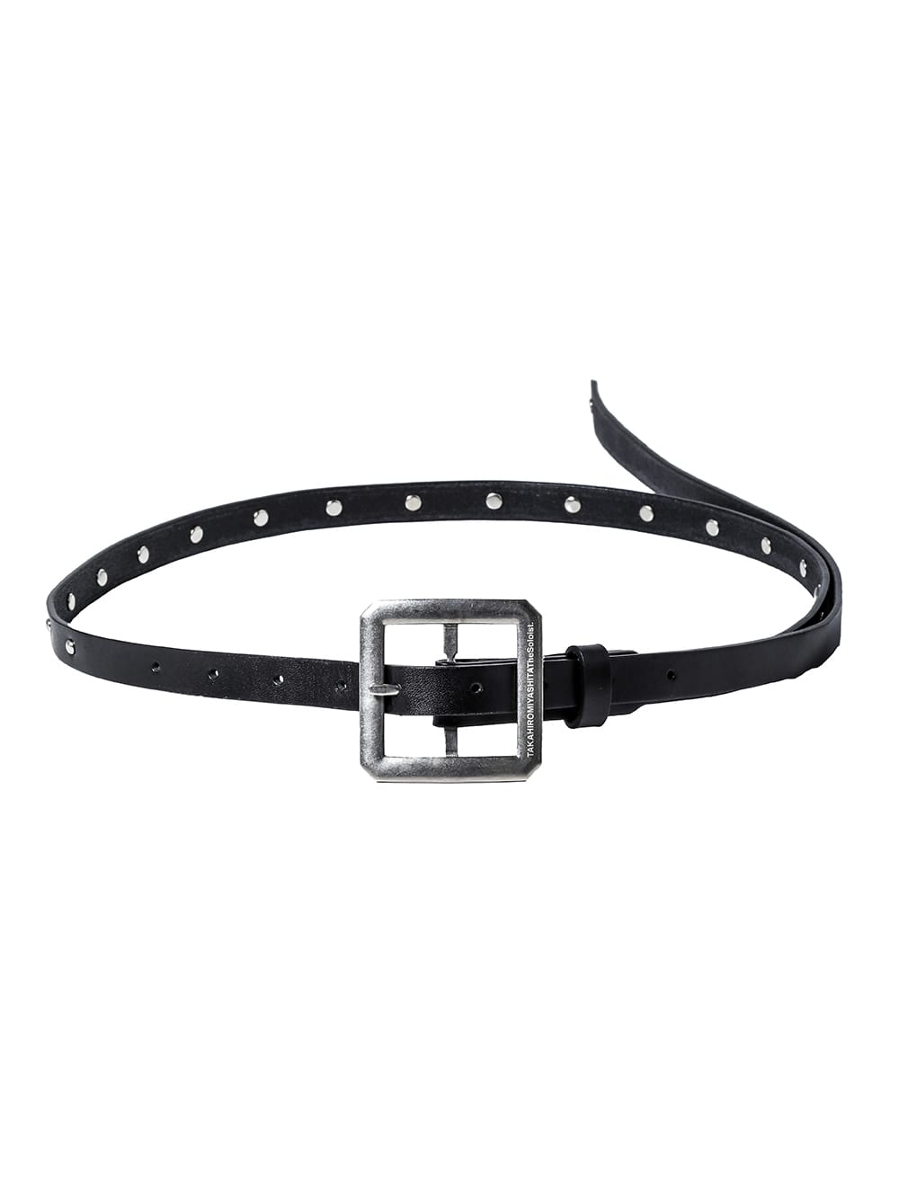 sa.0017AW23-black single pin buckle belt.(40mm) THE TWO OF US 2023 