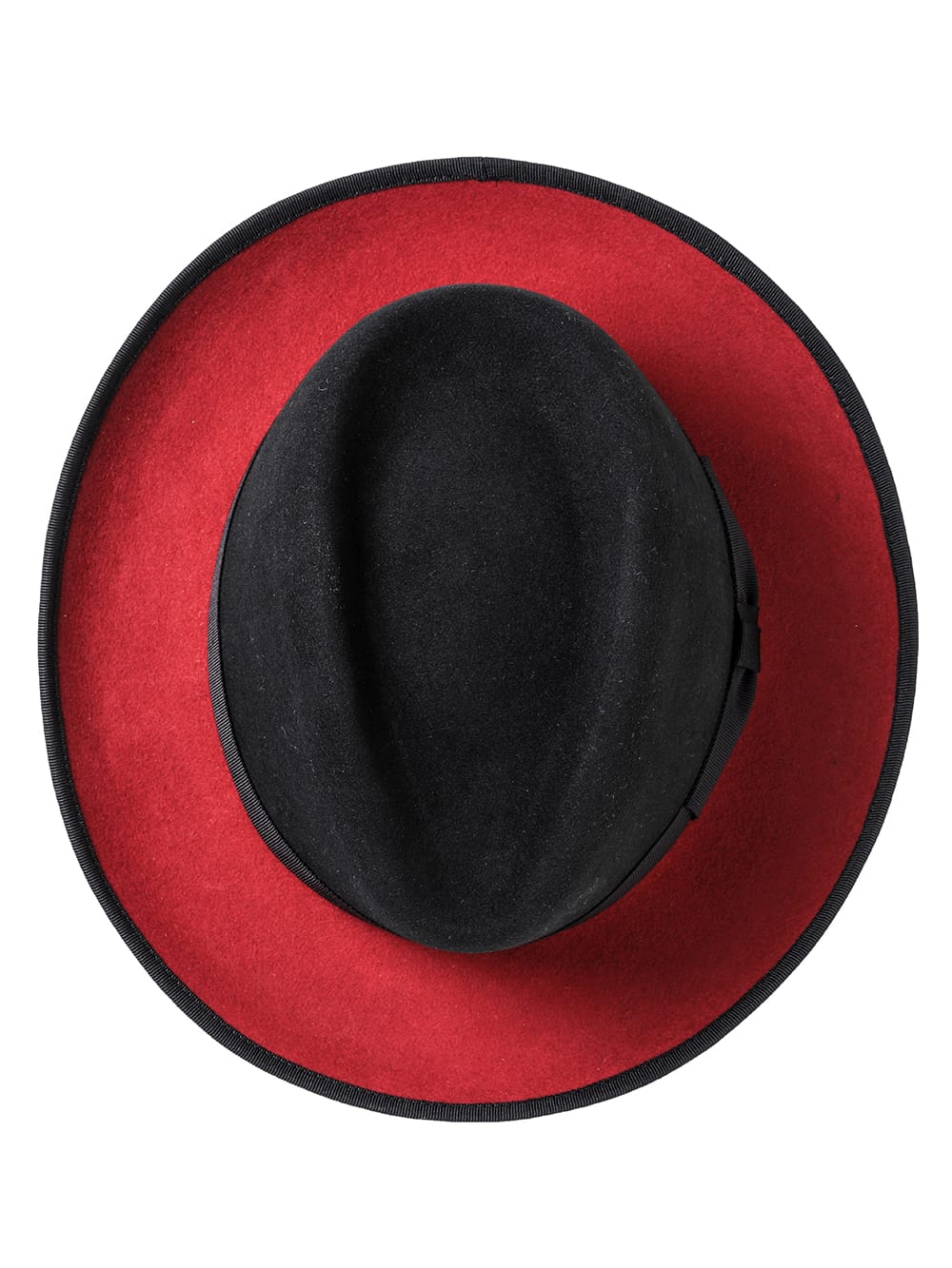 two-tone nobled hat.