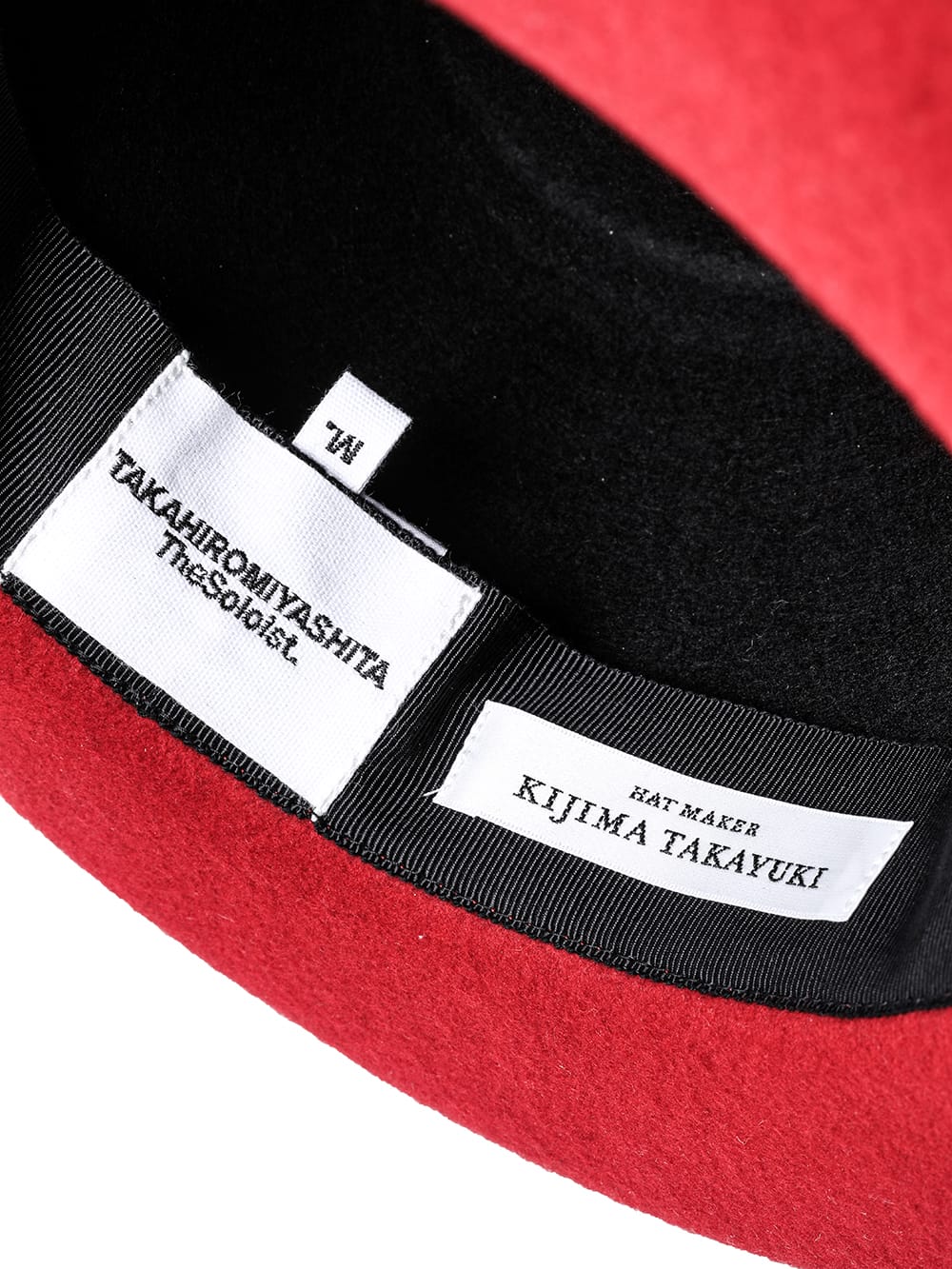 two-tone nobled hat.