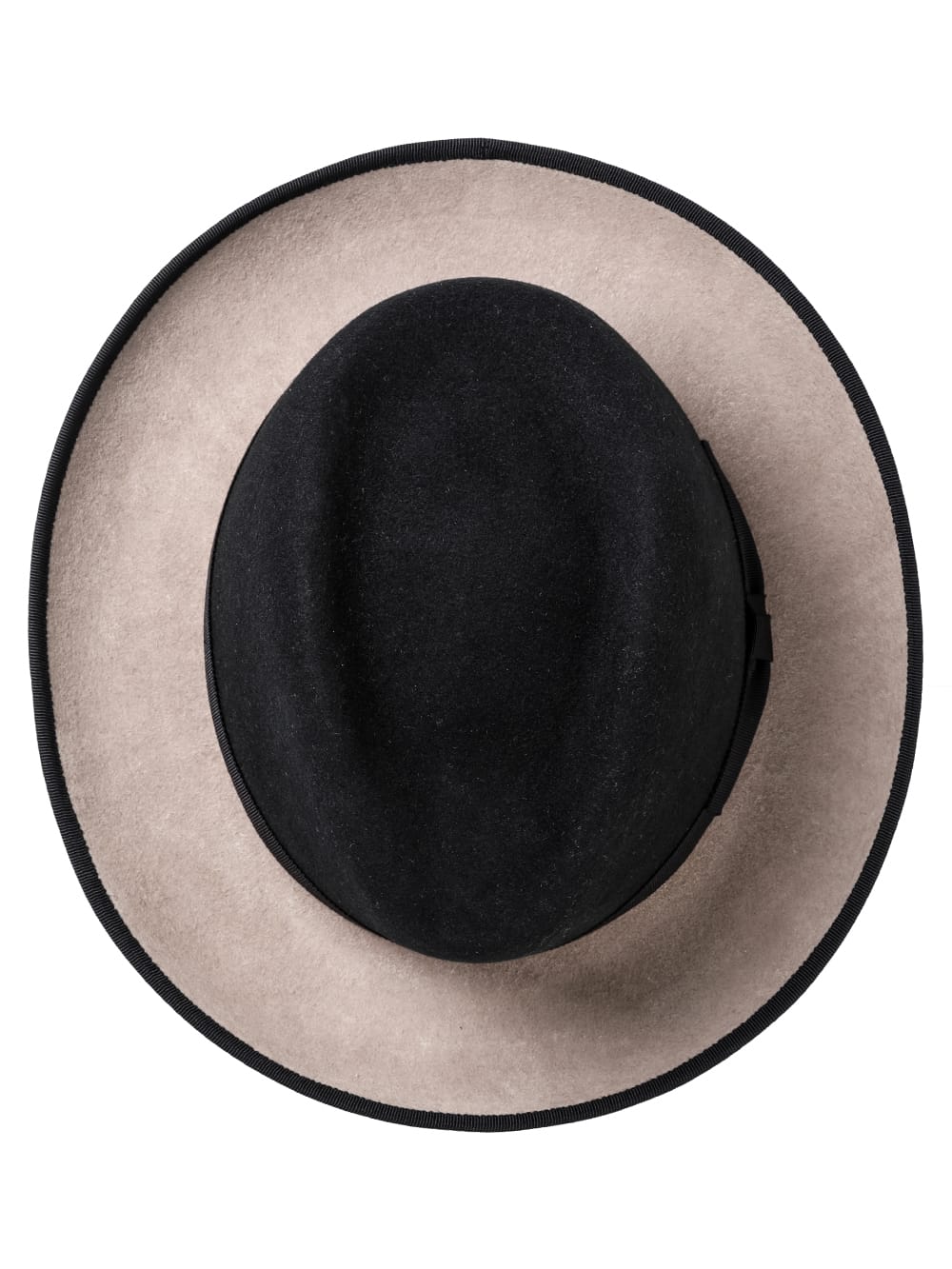 two-tone nobled hat.