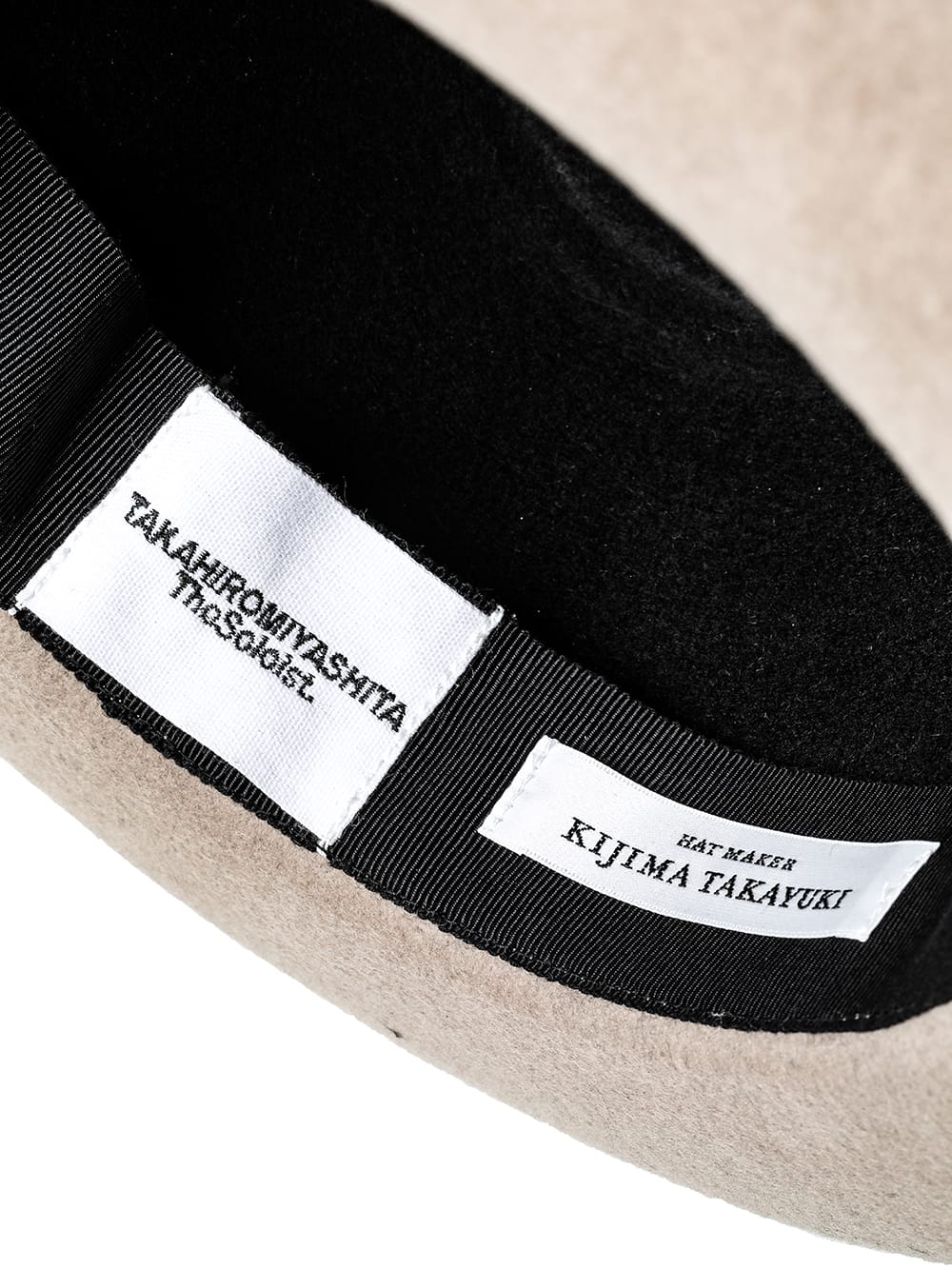 two-tone nobled hat.