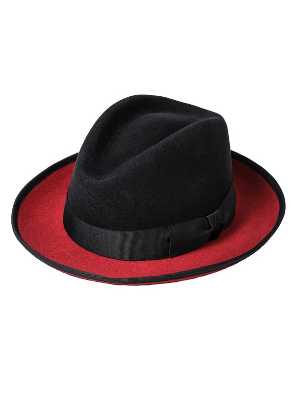 two-tone nobled hat.