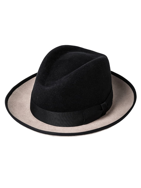 two-tone nobled hat.