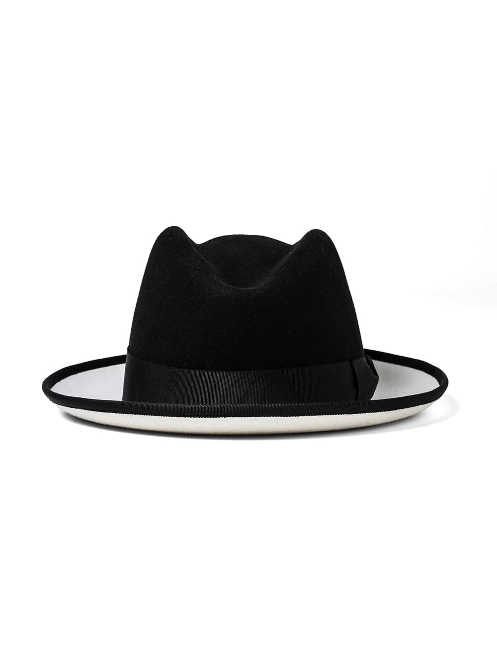 two-tone nobled hat.