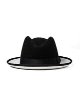sa.0021AW25-black x white ツートーンノーブルハット The Black