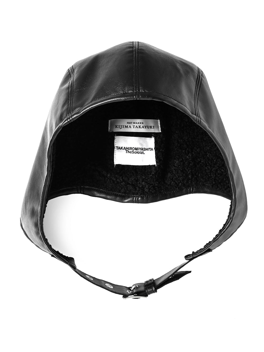 helmet cap.(faux mouton)