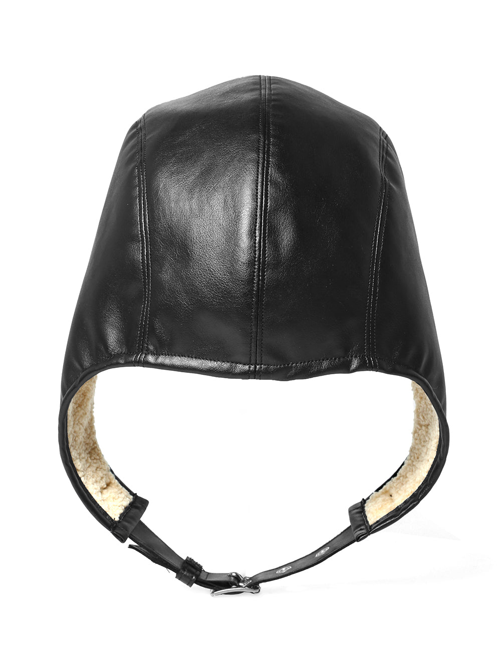 helmet cap.(faux mouton)
