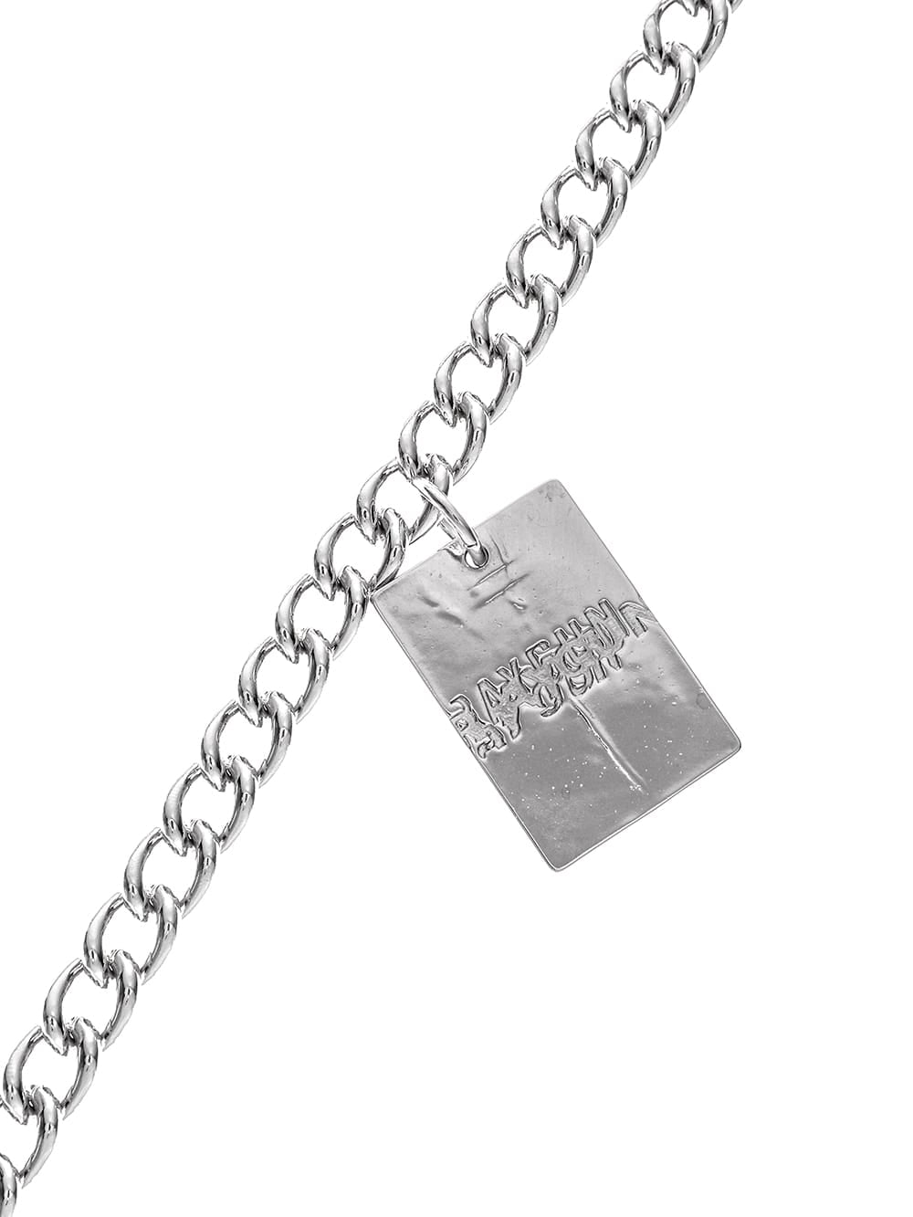 gradation curb chain necklace 5./w charm