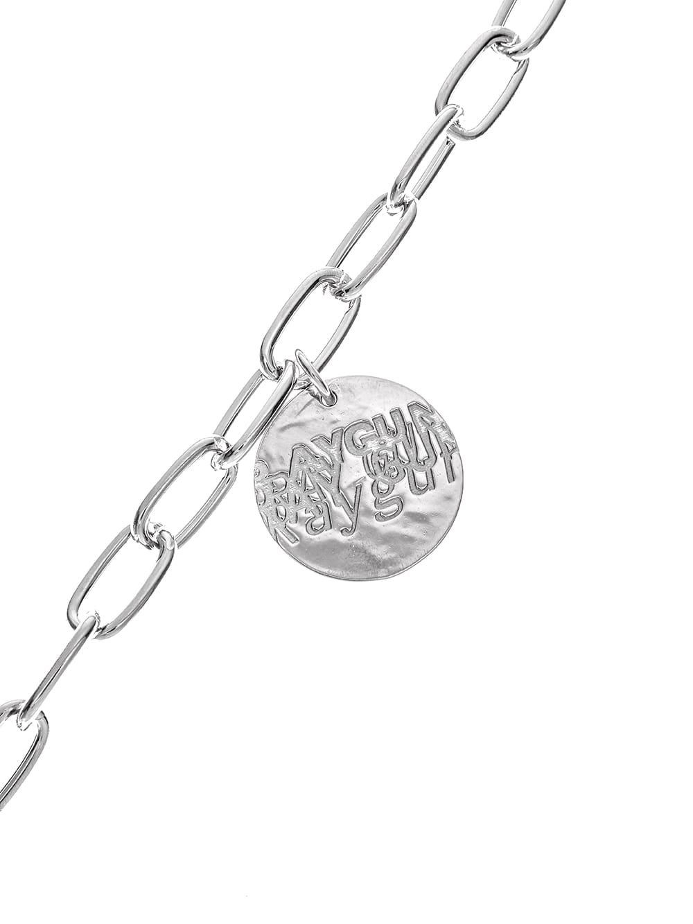 gradation cube chain necklace 13./w charm