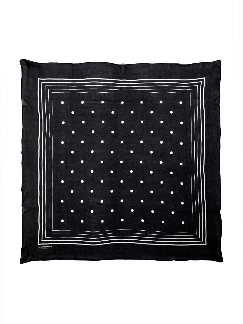 silk crape bandana scarf