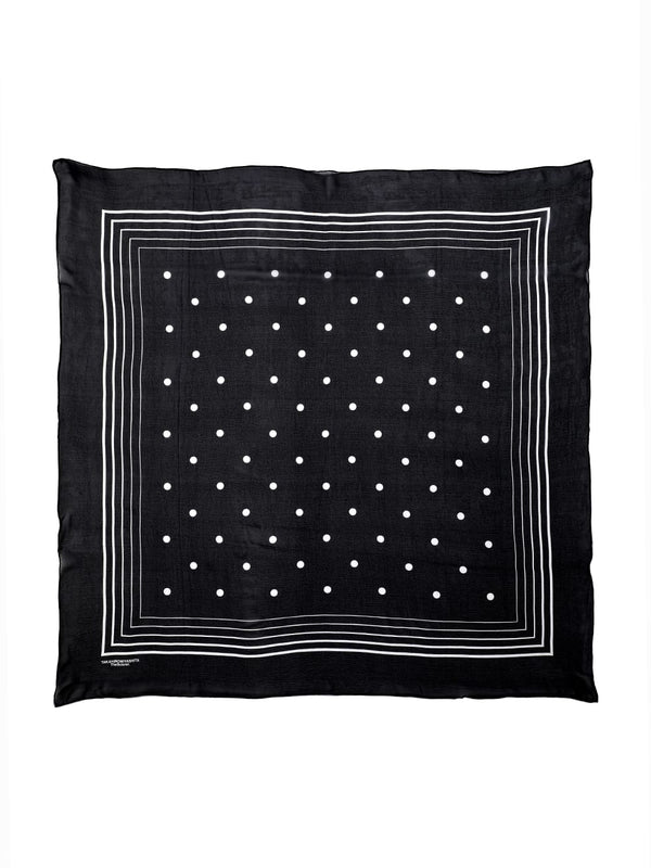 silk crape bandana scarf