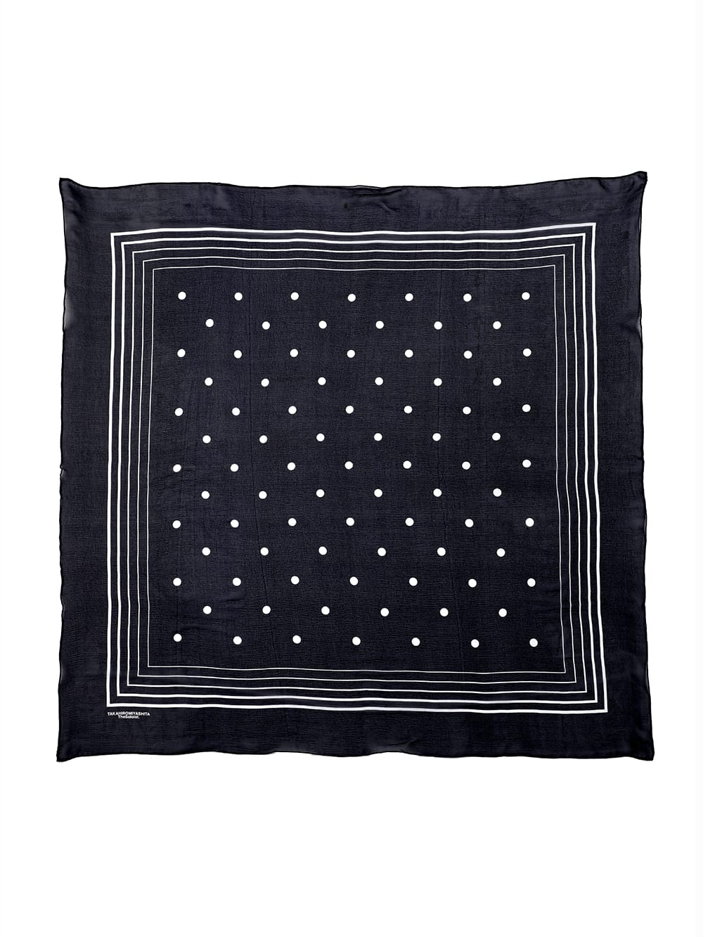 silk crape bandana scarf