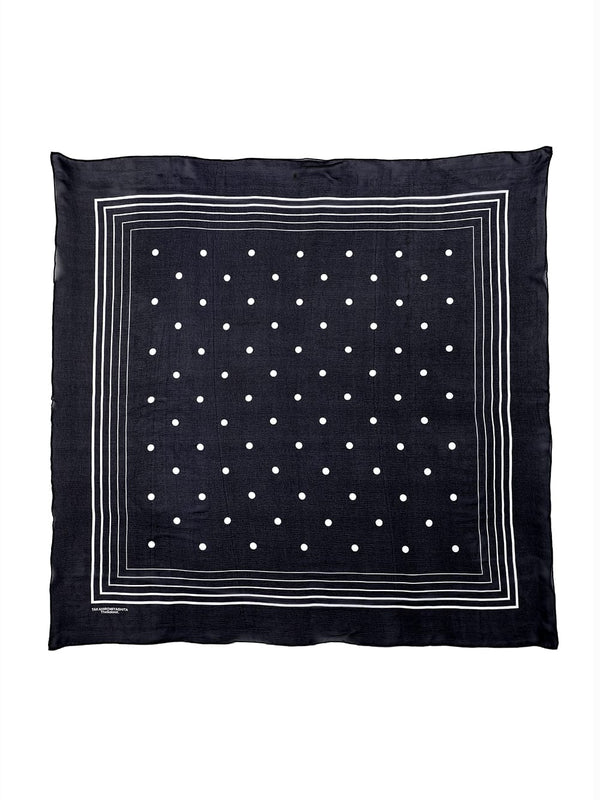 silk crape bandana scarf
