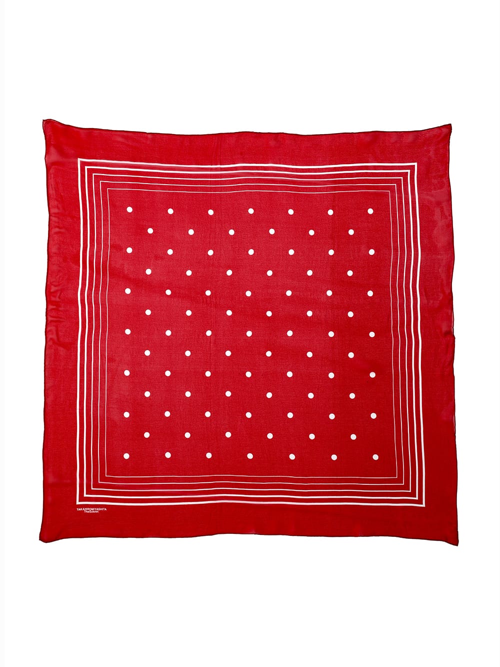 silk crape bandana scarf