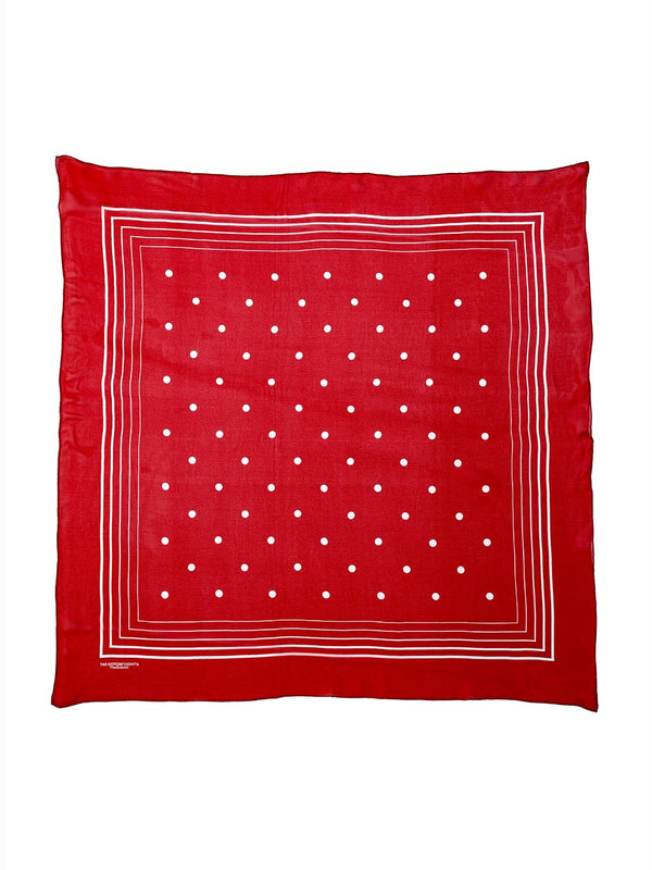 silk crape bandana scarf