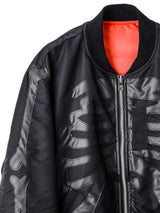 sbj.0002AW24-black x black bone flight jacket Days Of Our