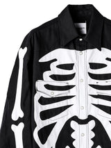 sbs.0002AW24-black x white bone ウエスタンシャツ Days Of Our