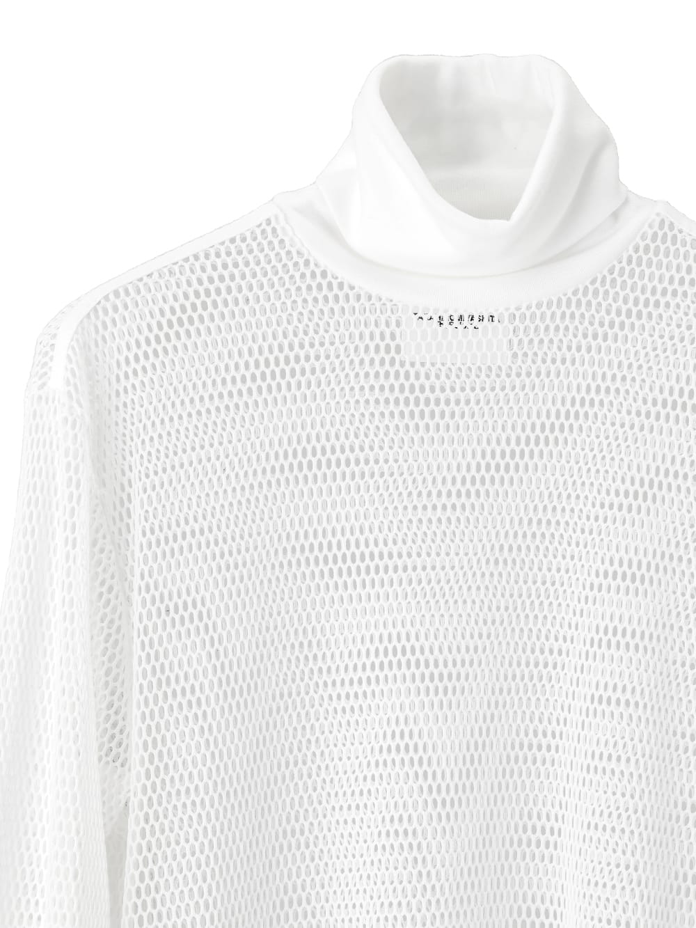 turtleneckmesh shirt