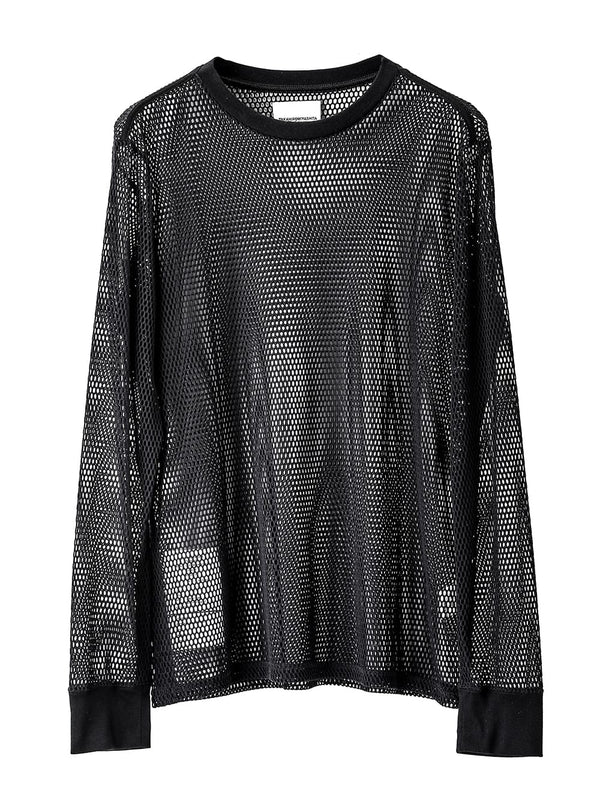 crew neck mesh shirt