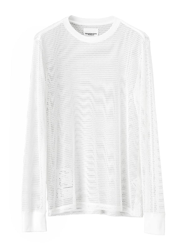 crew neck mesh shirt