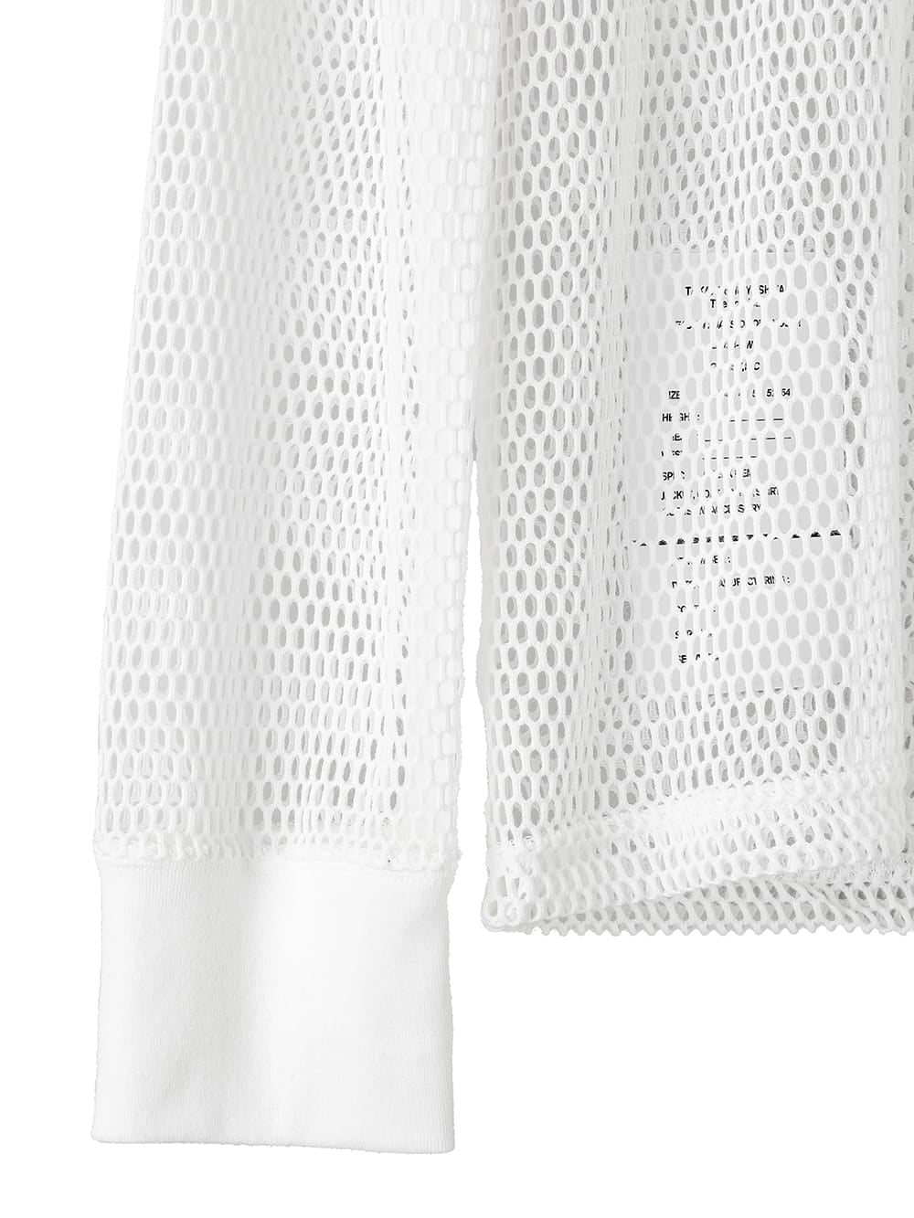 crew neck mesh shirt