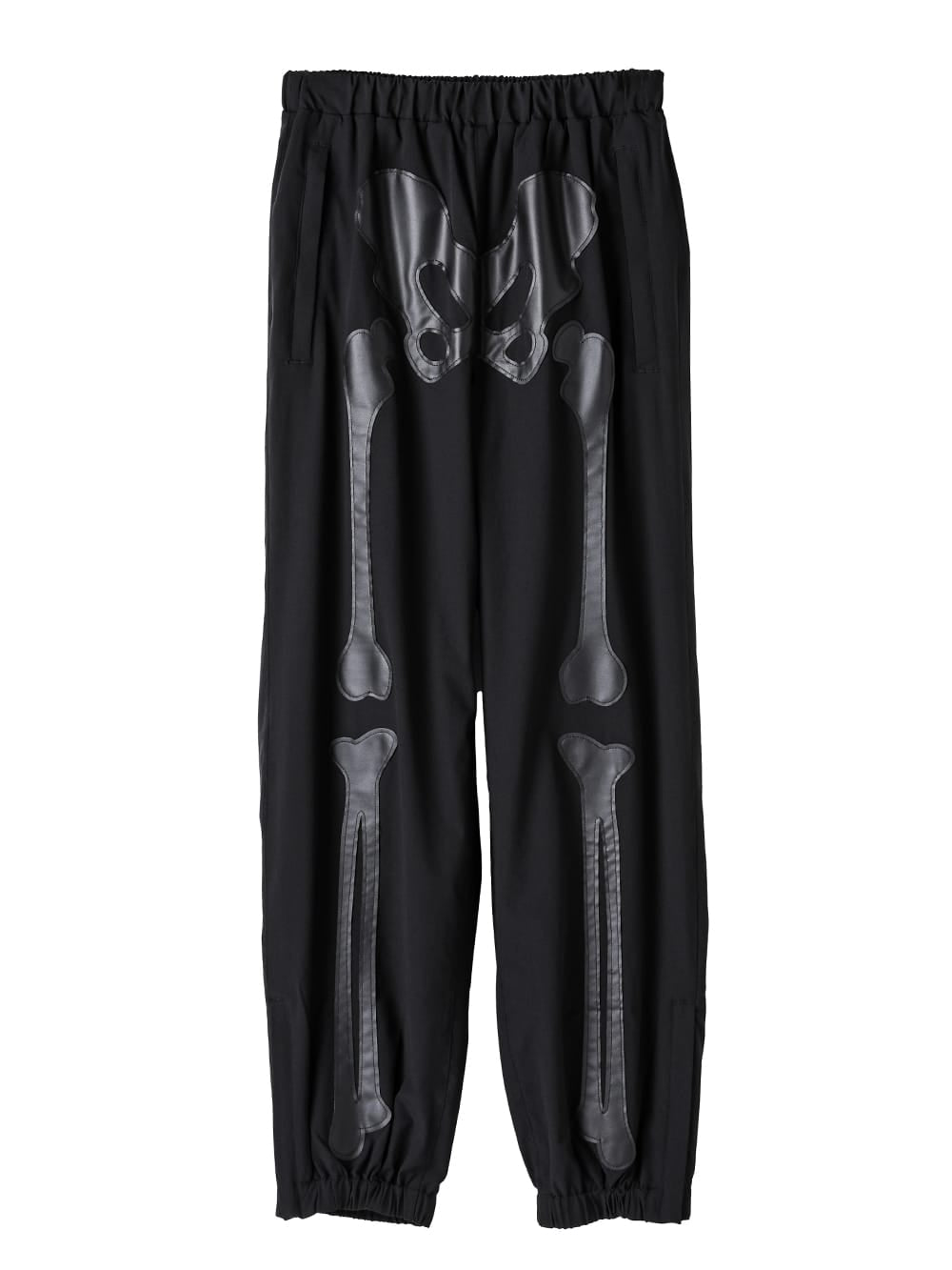 ★LUVISTRUE★PY STRING BOOTS CUT PANTS(BLACK)★正規品/人気 BADEE High-Waisted Chain V-String Cropped Flare Bootcut