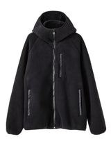 sc.0003AW25-black ジップアップフーディー The Black-and-White