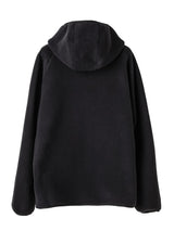 chocolat☆です。狼雅 2点 sc.0003AW25-black ジップアップフーディー The Black-and-White