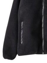 sc.0003AW25-black ジップアップフーディー The Black-and-White