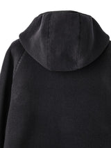 sc.0003AW25-black ジップアップフーディー The Black-and-White