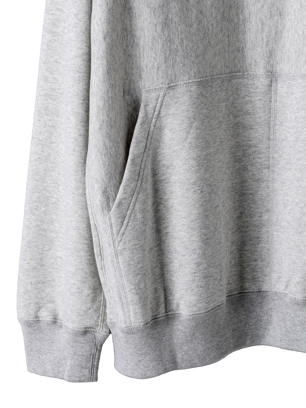 new two-way zip reverse oversized hoodie.