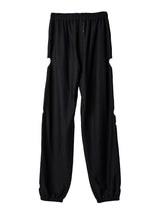 【処分予定】Amilige ジョガーパンツ BLACK 黒 サブカル sp.0016AW22_blackxblack ジョガージーン