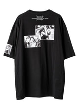 sc.0009AW24-black オーバーサイズドショートスリーブTシャツ