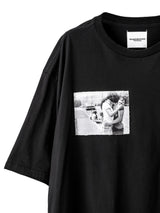 sc.0009AW24-black オーバーサイズドショートスリーブTシャツ