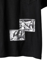 sc.0009AW24-black オーバーサイズドショートスリーブTシャツ