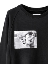 the soloist ソロイスト スウェット　ブラック　48 sc.0012AW24-black クルーネックスウェットシャツ Days Of Our