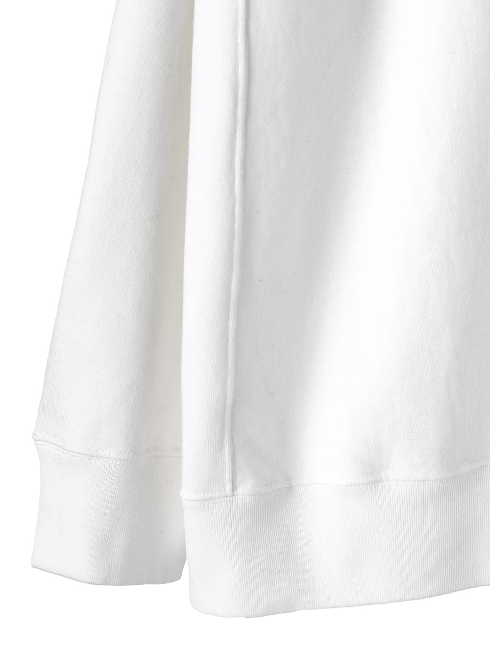 sc.0014AW25-white トロンプルイユタキシードオーバーサイズドクルー